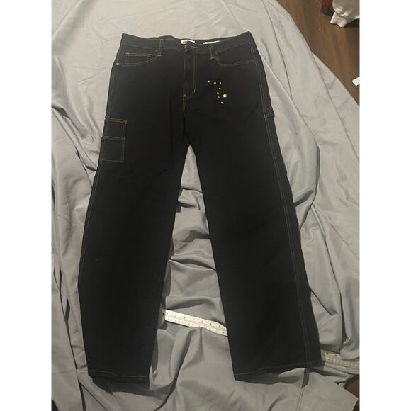 Guess x Tokyovitamin Tokyo Vitamin Rabbit Logo Baggy Carpenter Jeans - Picture 3 of 9